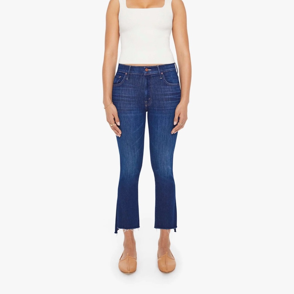 MOTHER Dark Wash Straight Leg Jeans